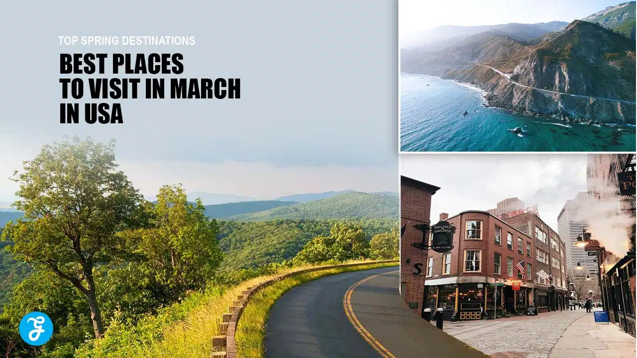 best places to visit in March in USA