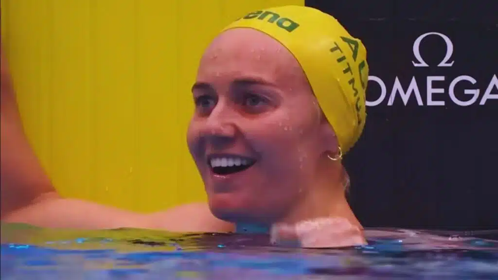 Ariarne Titmus Swimming Victory