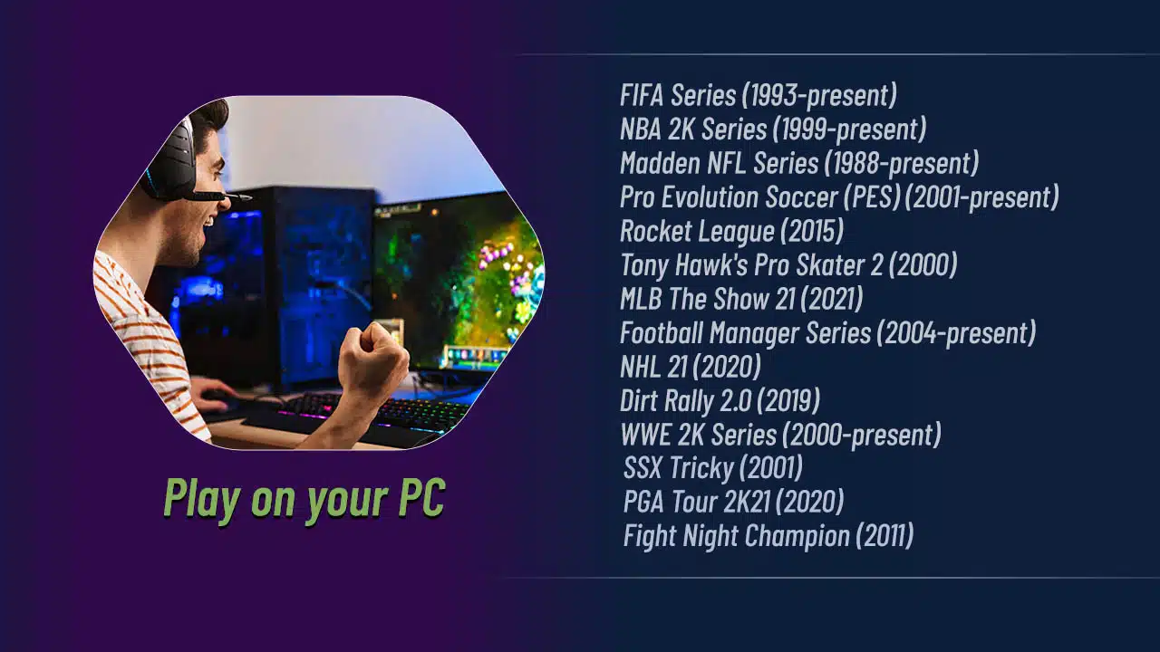 Best Sports Video Games to Play on your PC