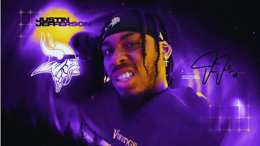 Justin Jefferson Signs Record Vikings Extension