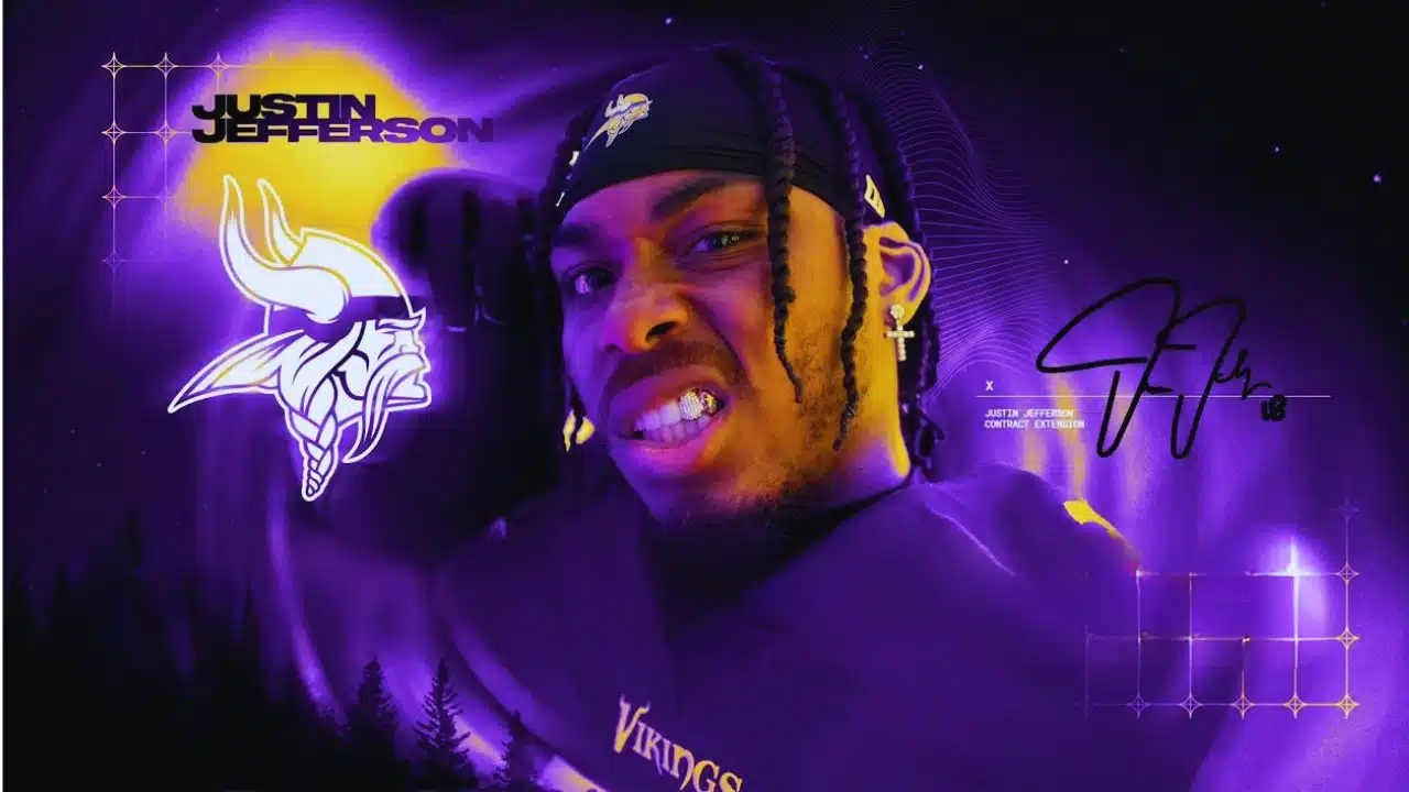 Justin Jefferson Signs Record Vikings Extension