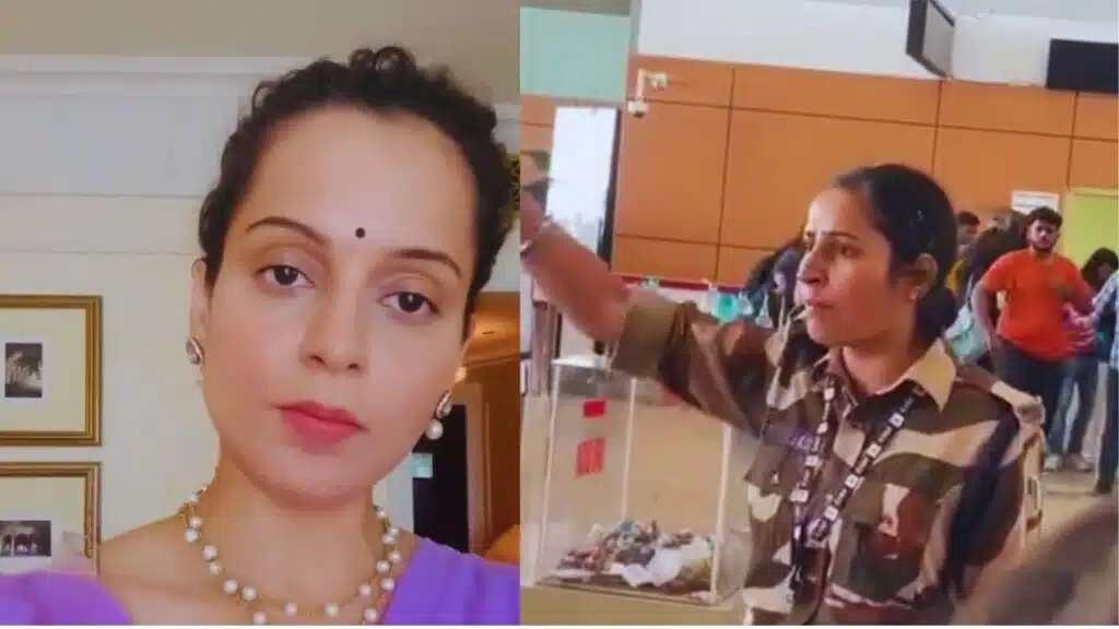 Kulwinder Kaur Allegedly Slaps Kangana Ranaut