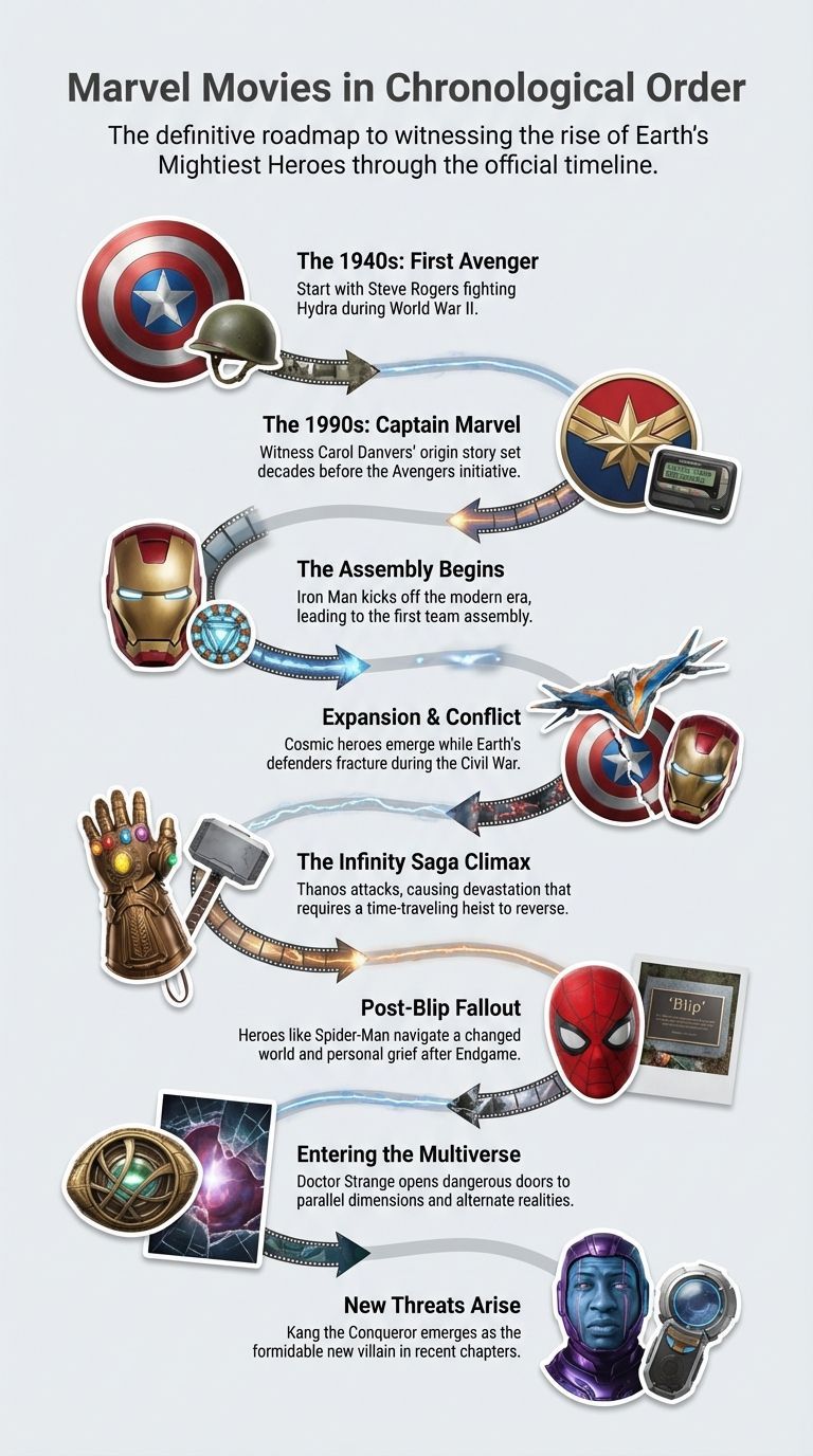 Marvel Movies in Chronological Order
