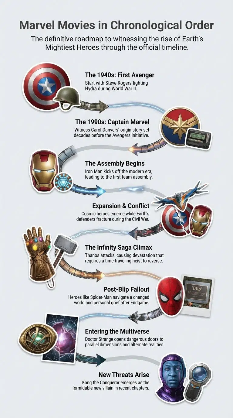 Marvel Movies in Chronological Order