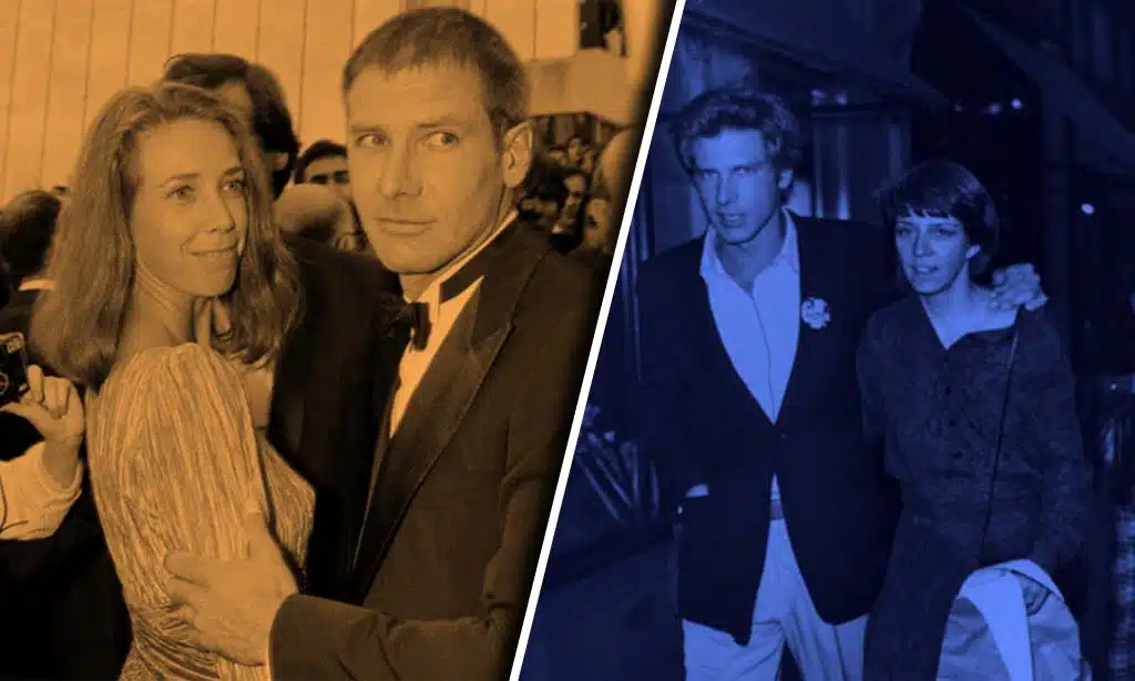 Mary Marquardt and Harrison Ford
