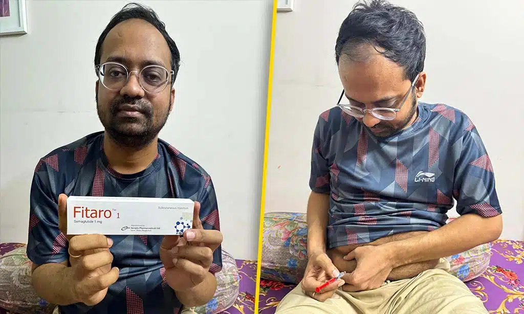 Patient and Author of this content (Sukanta Kundu) is taking his weekly dose of Semaglutide 1mg injection