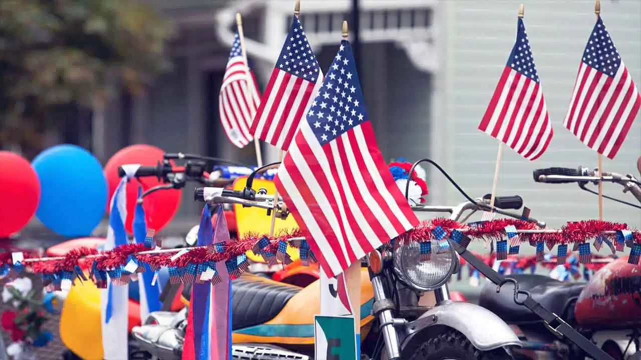 Decorate Bikes for a Parade