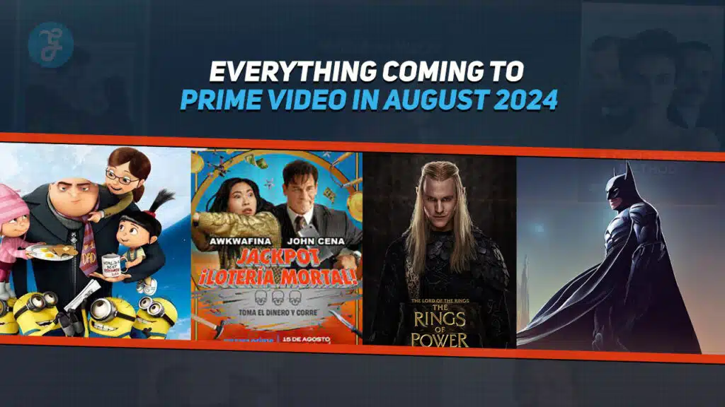 prime video august 2024 schedule