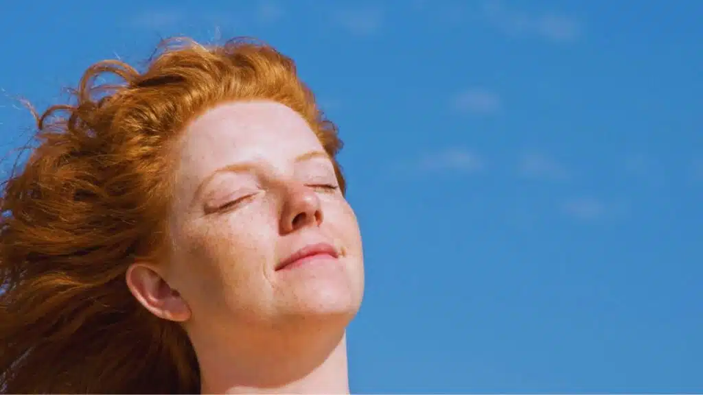 Health Risks of Prolonged Sun Exposure-Woman portrait