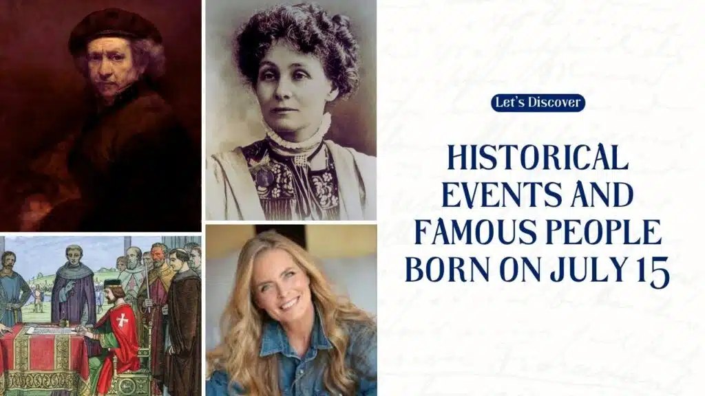 Historical Events and Famous People Born on July 15