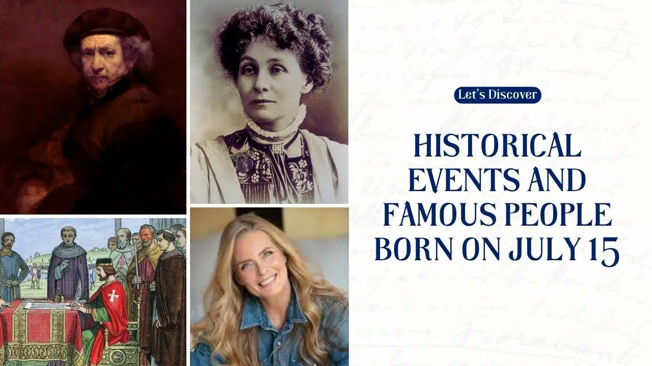 Historical Events and Famous People Born on July 15