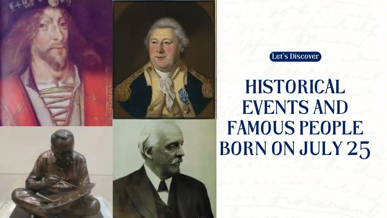 Historical Events and Famous People Born on July 25