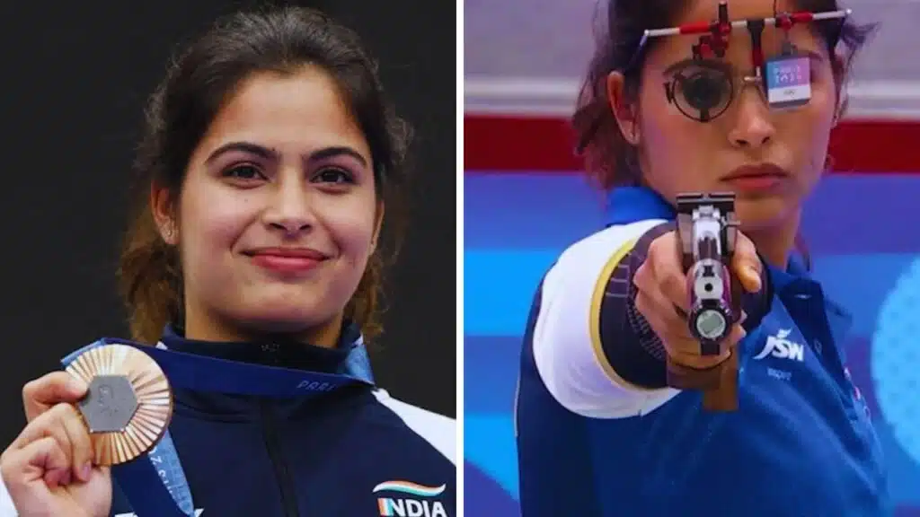 Manu Bhaker First Indian Double Medalist Paris Olympics 2024