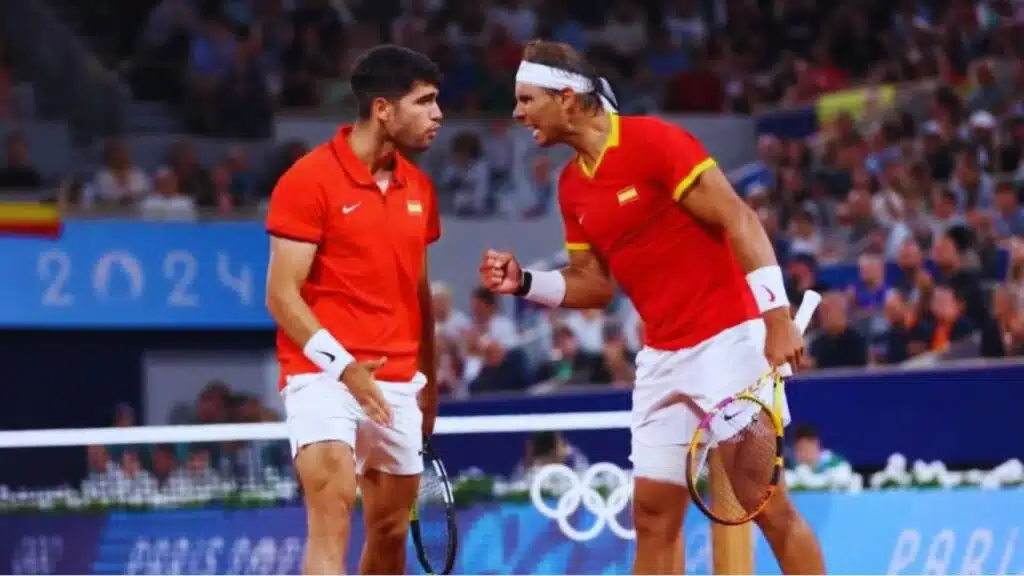 Nadal Alcaraz Doubles Victory Olympics