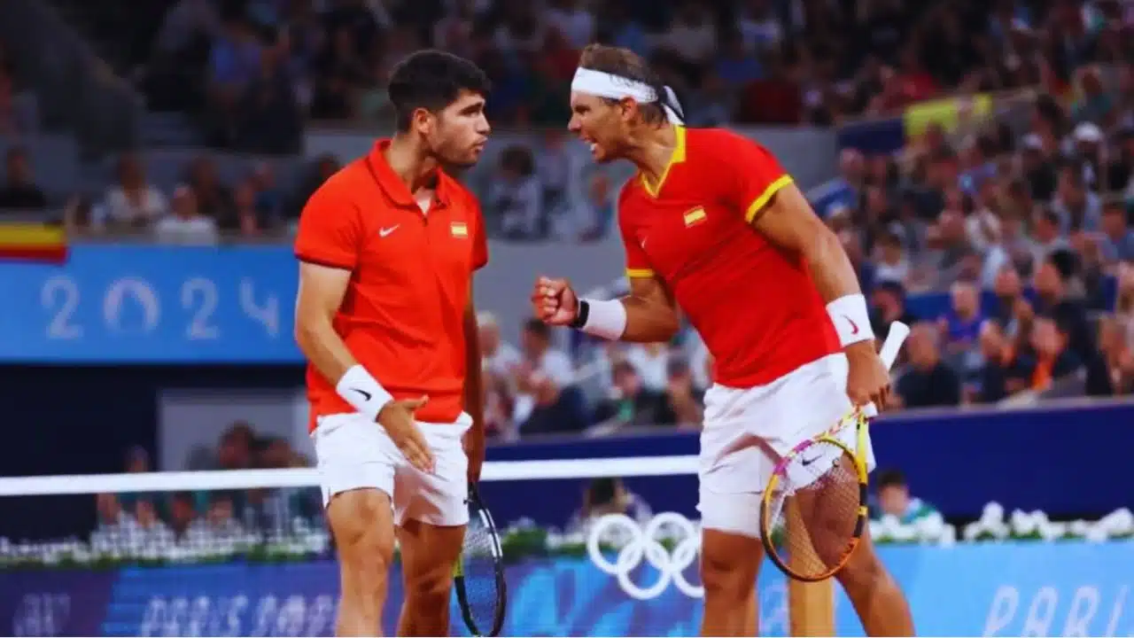 Nadal Alcaraz Doubles Victory Olympics