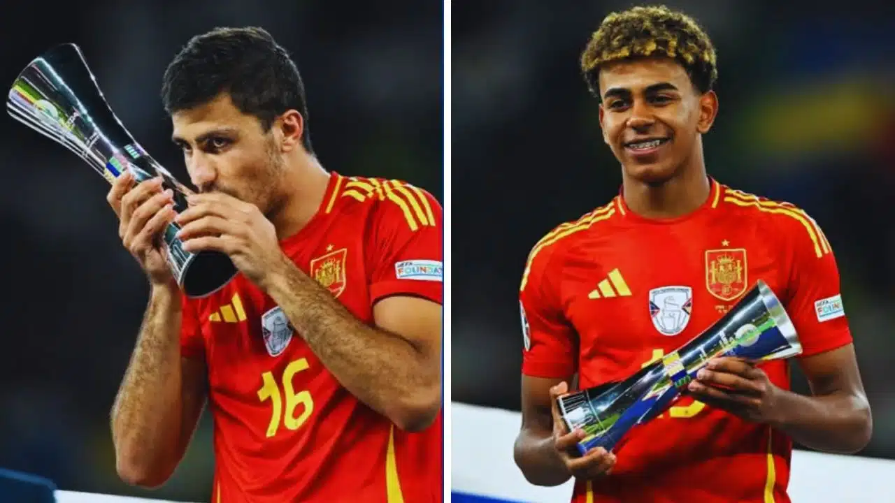 Spain Dominate EURO 2024 Rodri Yamal Top Awards