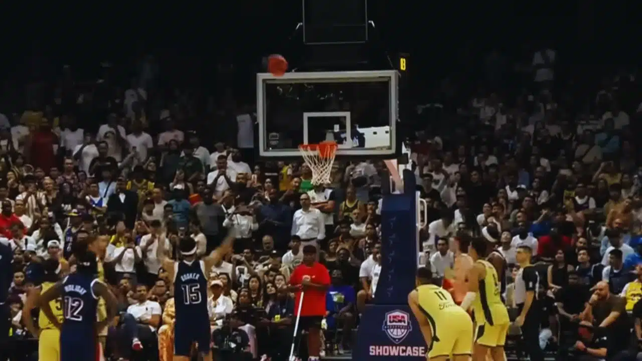 Team USA Beats Australia Paris Olympics Tuneup