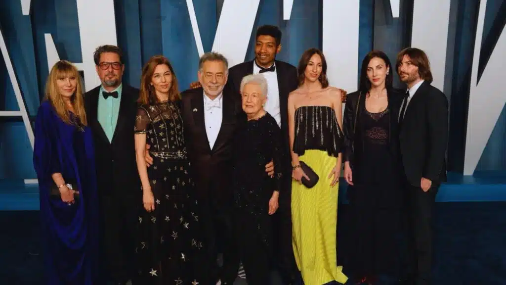 Francis Ford Coppola and family