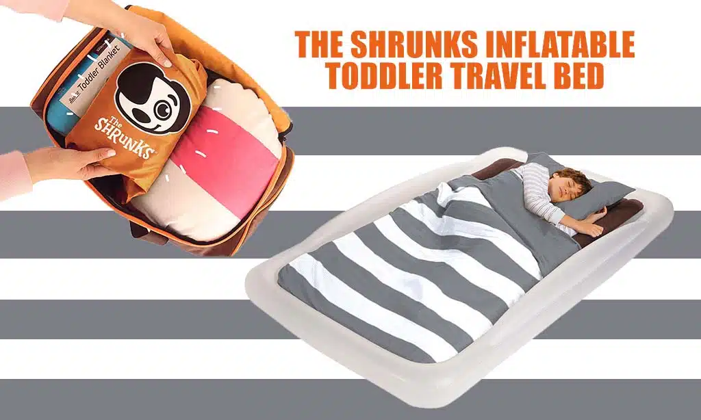The Shrunks Inflatable Toddler Travel Bed