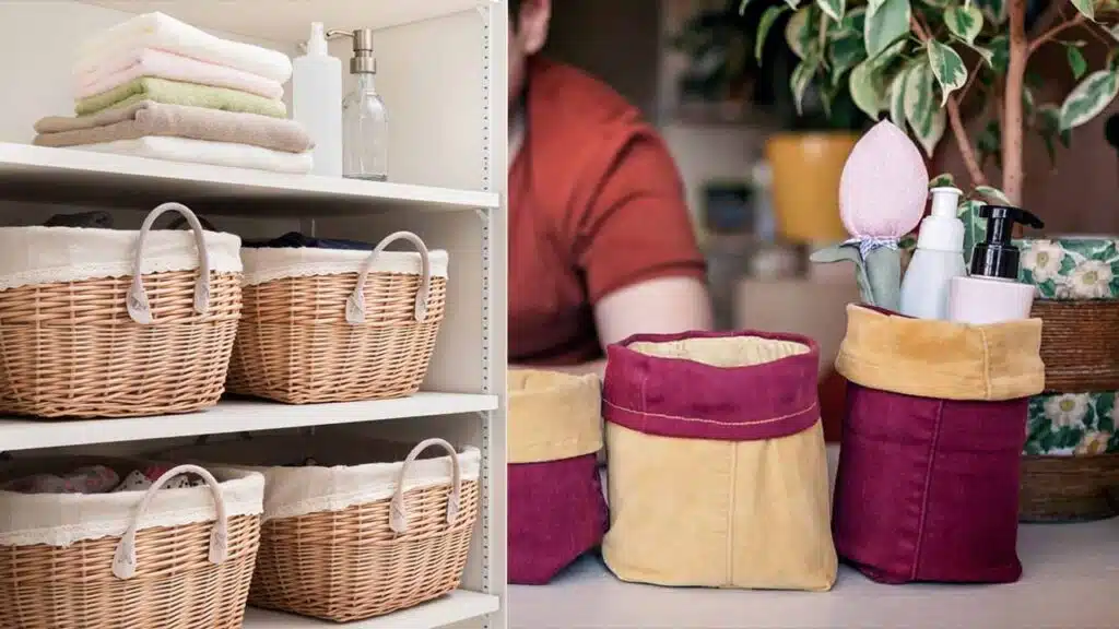 Upcycled Storage Basket