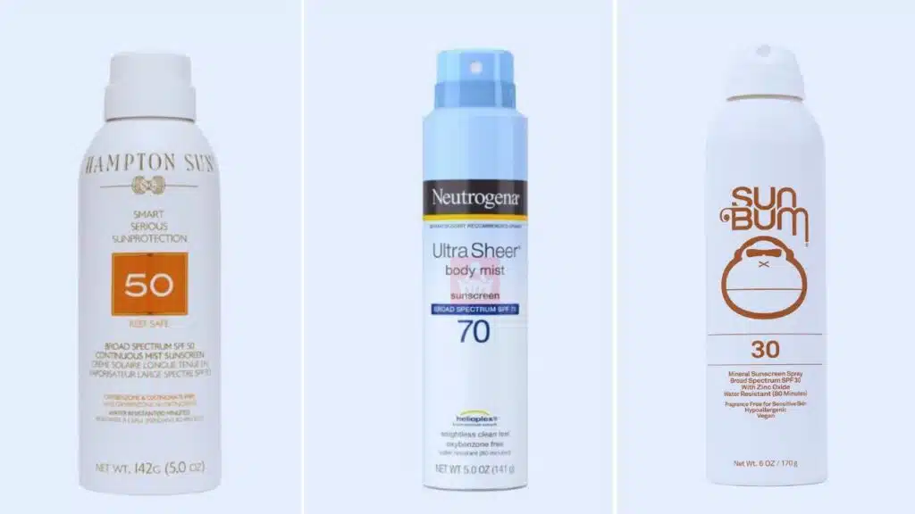 best sunscreen sprays for face