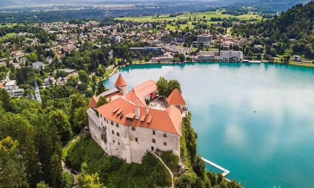 Bled Castle or Blejski grad, Bled, Slovenia