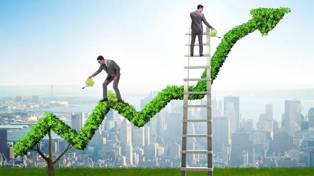 symbolizing business growth