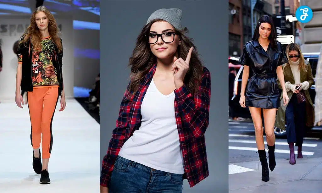 Trio of fashion styles