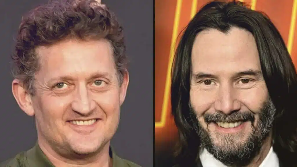 Keanu Reeves and Alex Winter Reunite Broadway Waiting for Godot
