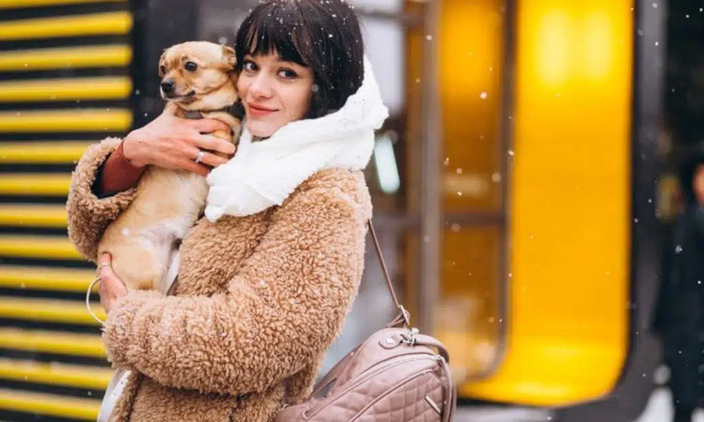 Louboutina, the 'Hugging Dog'