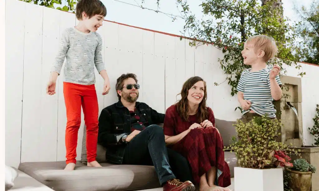 Happy family enjoying time together