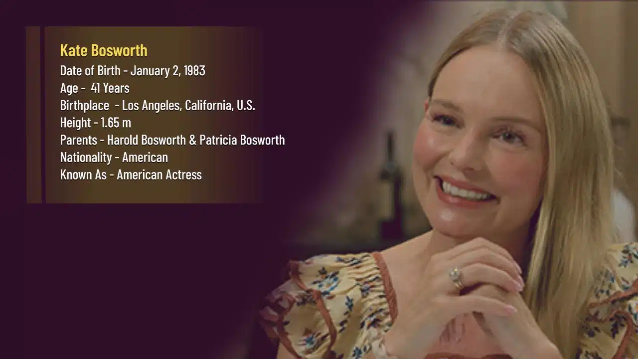 kate bosworth BIO