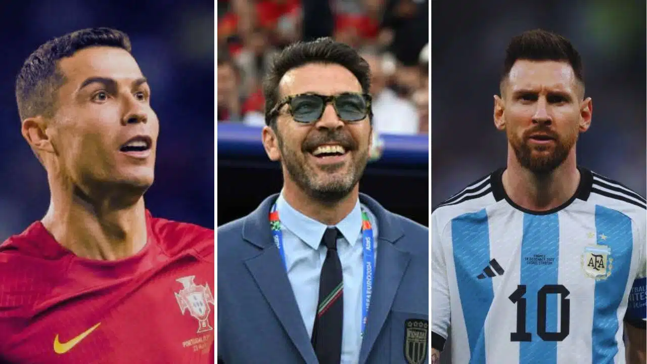 Buffon Shares Cristiano Ronaldo vs Lionel Messi Debate