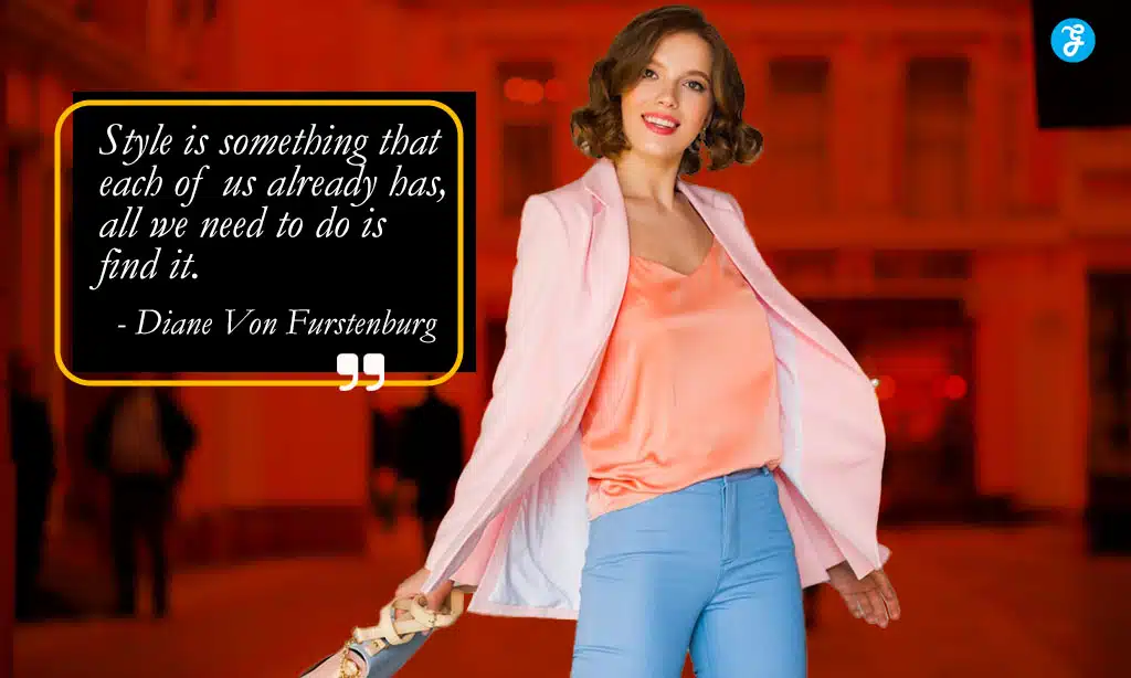 Confident woman posing in chic fashion