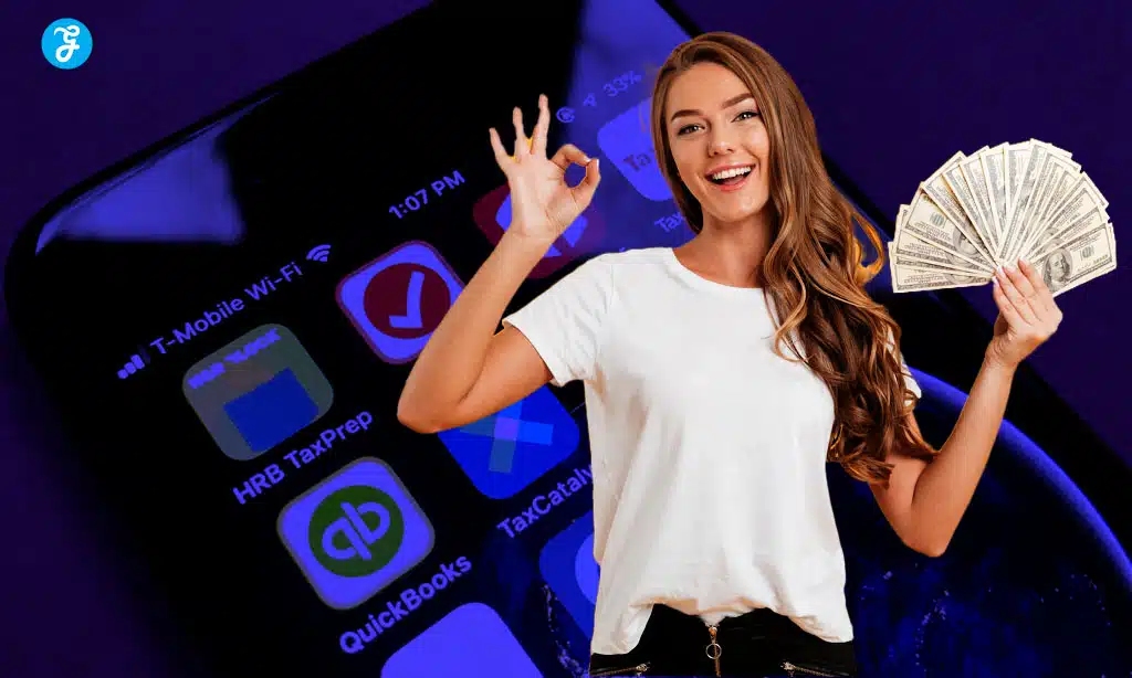 Financial apps, highlighting money management success