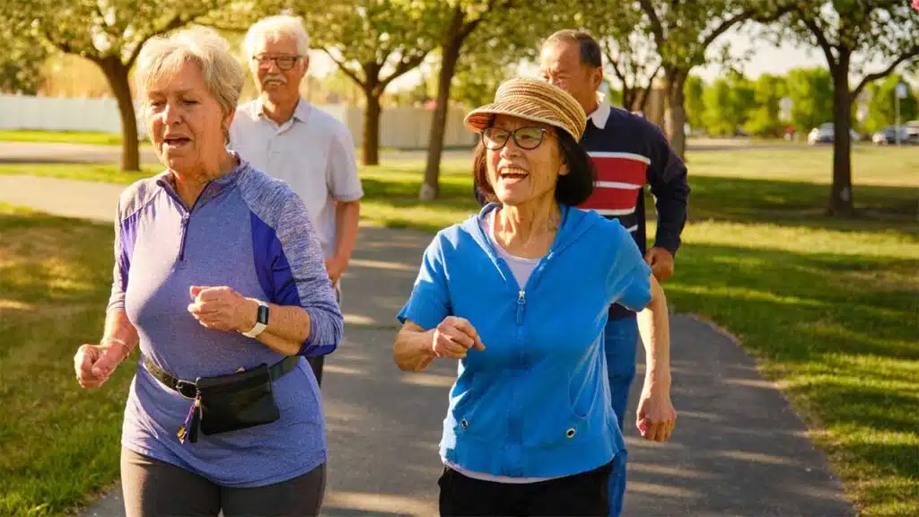Stay active: join walking groups, enjoy nature, and improve your health.