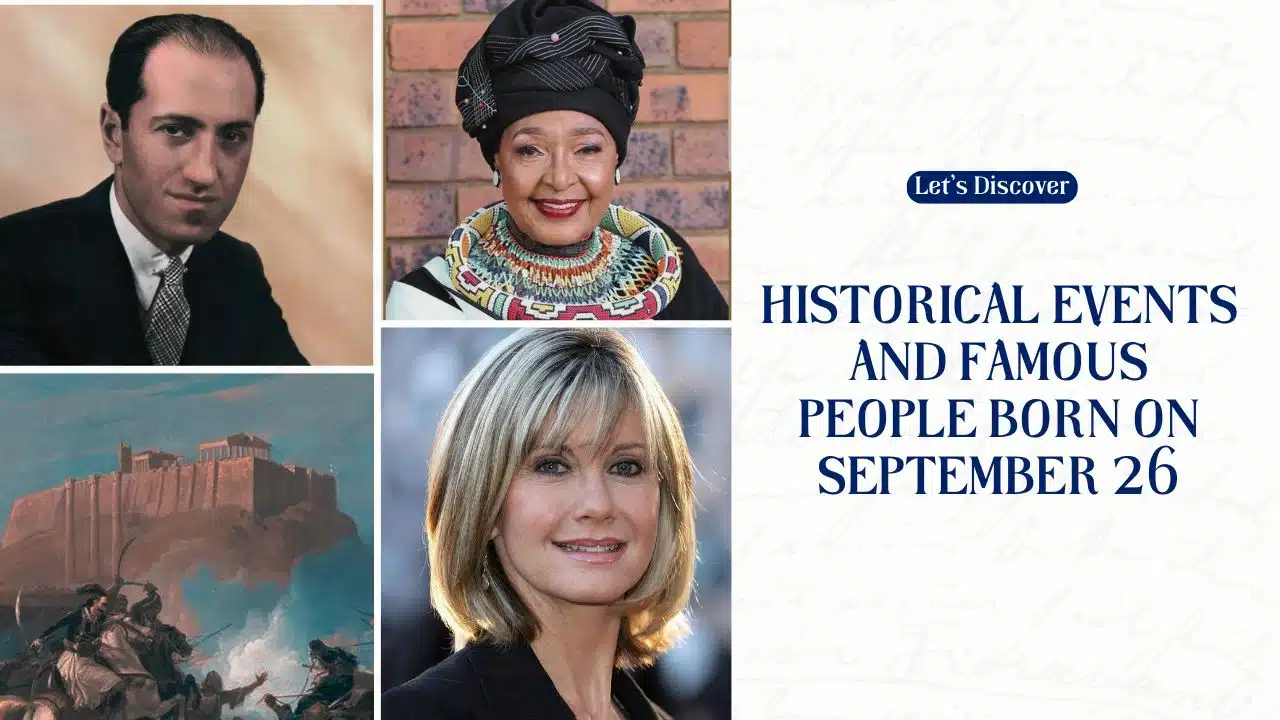 Historical Events and Famous People Born on September 26