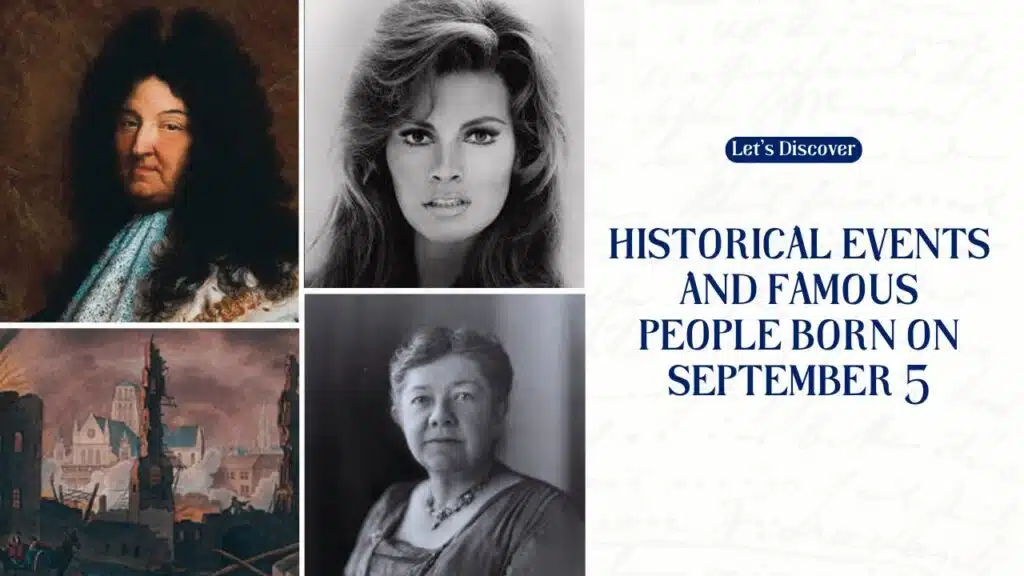 Historical Events and Famous People Born on September 5