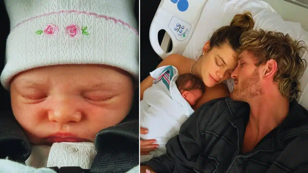 Logan Paul Nina Agdal Welcome Their First Child