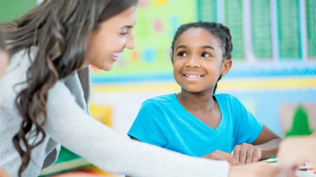 Full of mutual engagement and support between the teacher and student.