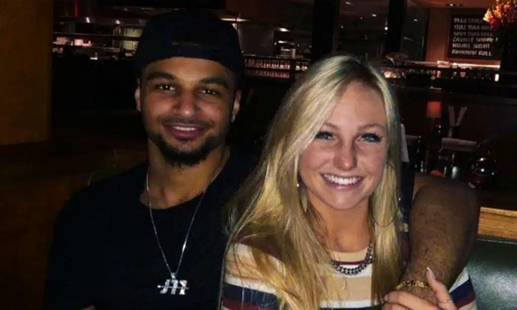 jamal murray with his girlfriend harper hempel