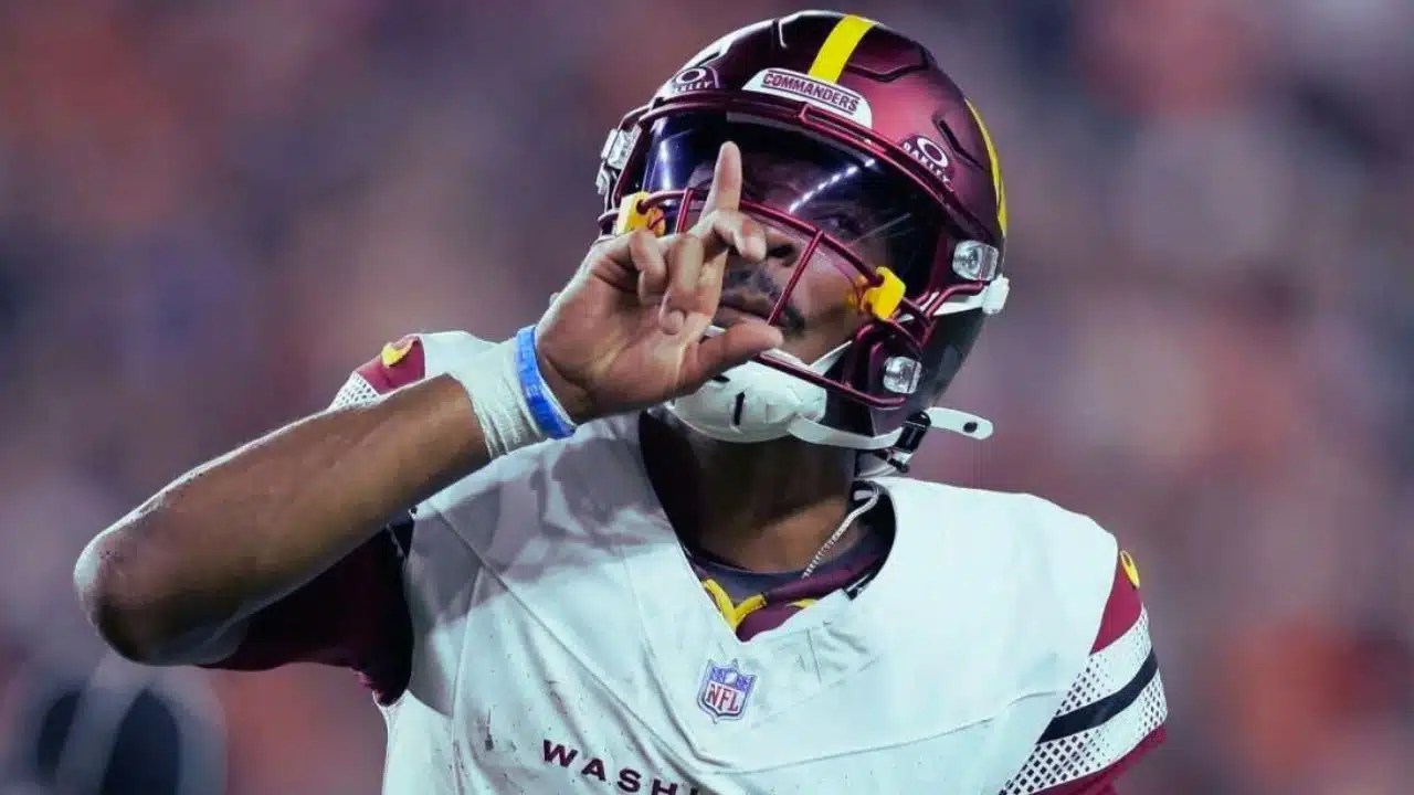 jayden daniels commands mnf victory over bengals