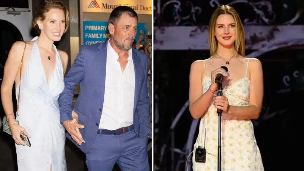 lana del rey wedding thrifted dress intimate ceremony