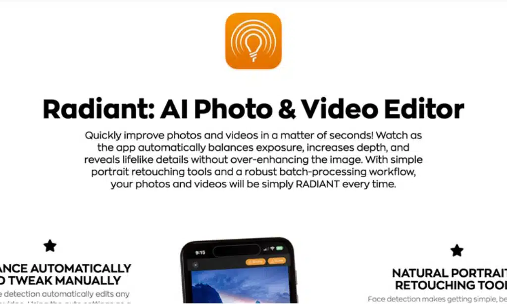 radiant upscale video