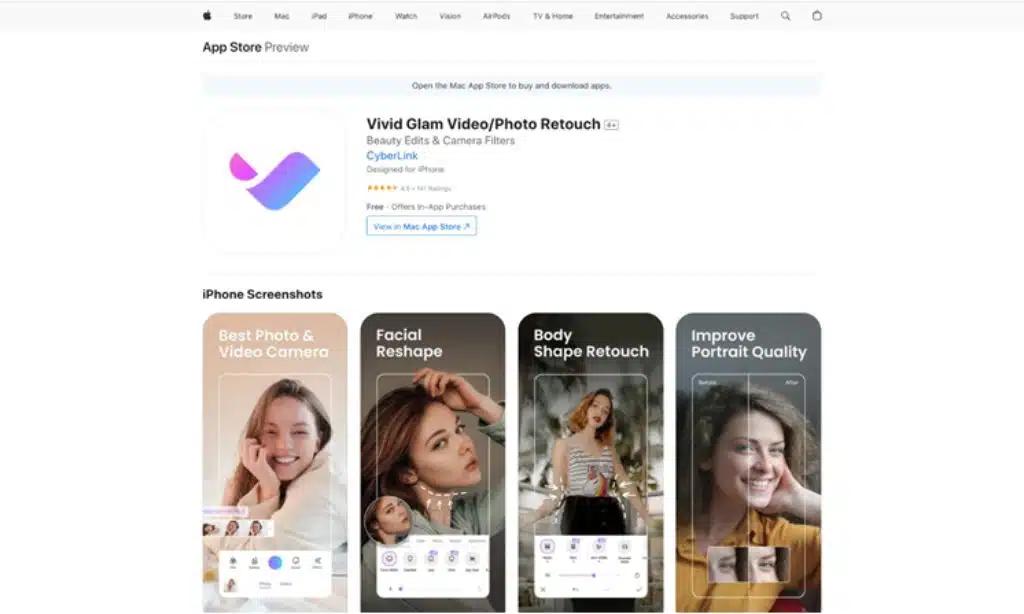 vivid glam upscale video