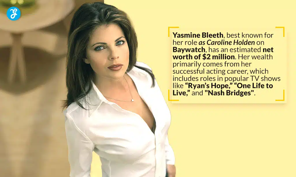 yasmine bleeth net worth and financial details