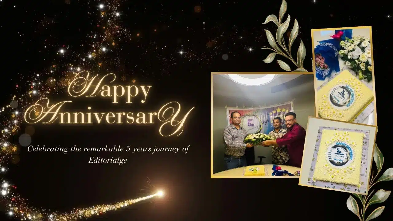 Editorialge 5th year anniversary celebration