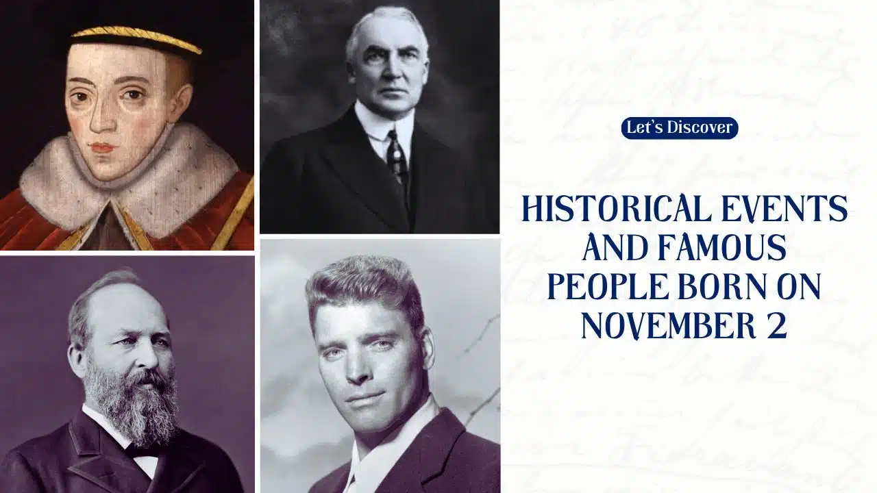 Historical Events and Famous People Born on November 2