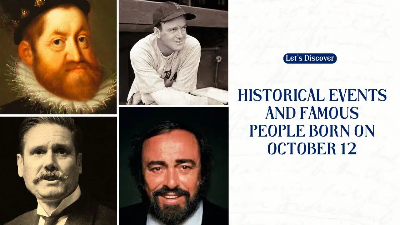 Historical Events and Famous People Born on October 12