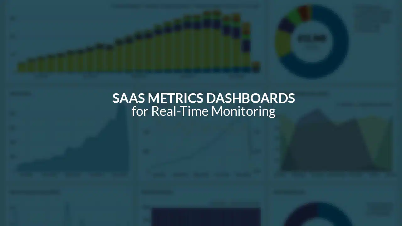SaaS Metrics Dashboards for Real-Time Monitoring